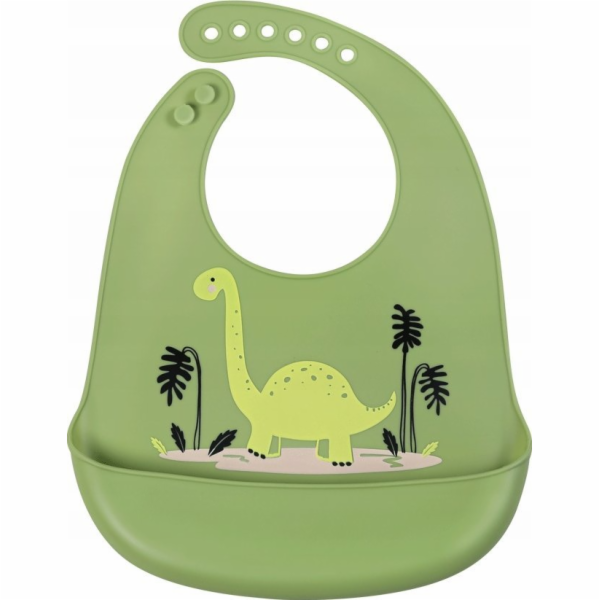 Simed SIMED SILIKONOVÝ DINOSAUR BIB