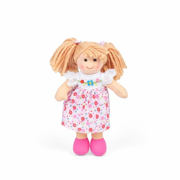 Bigjigs Toys Látková panenka Georgia - malá 25 cm