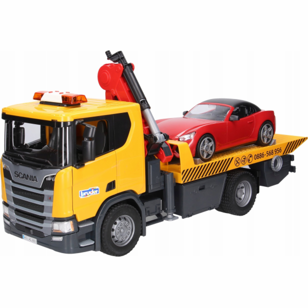 Odtahové vozidlo Scania Super 560R se světelným a zvukový...