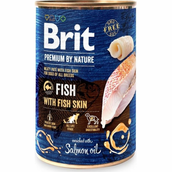 Brit Premium by Nature Fish with Fish Skin 400g konzerva ...
