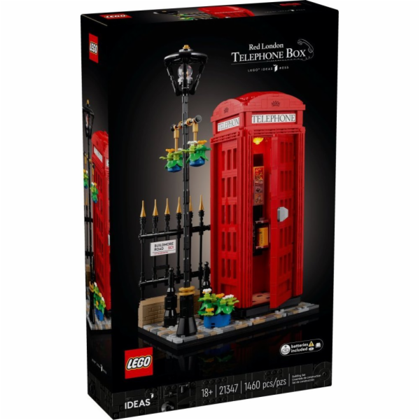 Stavebnice LEGO 21347 Ideas Červená londýnská telefonní b...
