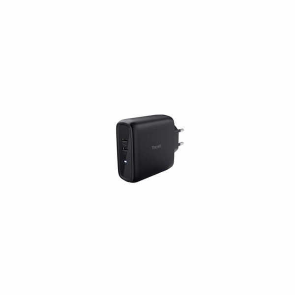 TRUST MAXO 65W 2P USB-C CHARGER BLK