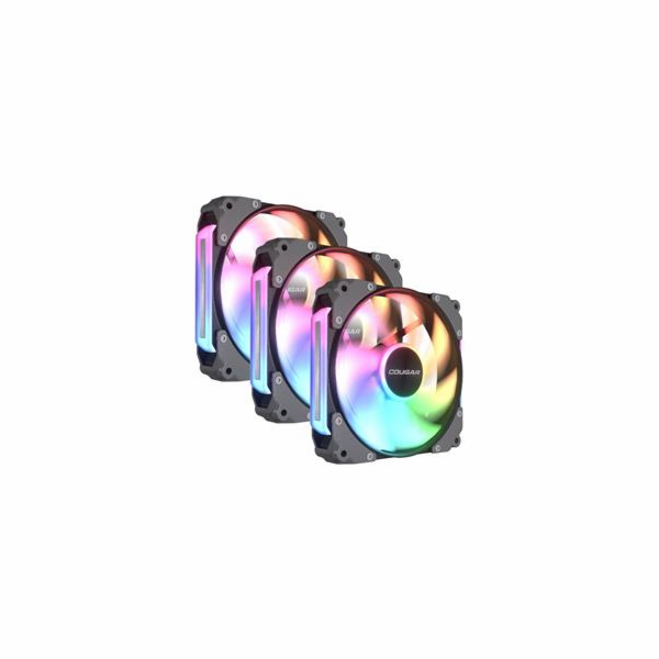 COUGAR ventilátor APOLAR 120 ARGB (3 pack) 120mm hydro dy...