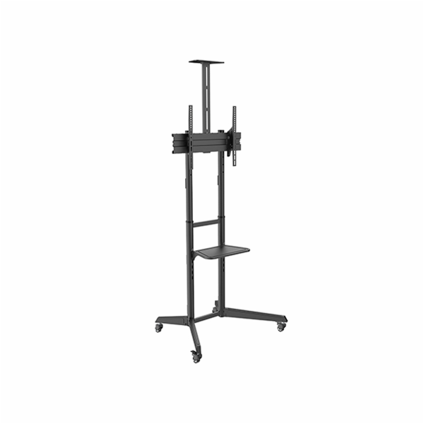 Stojan Brateck pojízdný T1040T pro TV 37"-70" 50kg 2 police