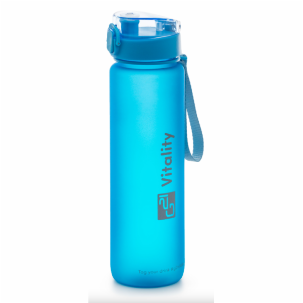 Láhev G21 na pití, 1000 ml, modrá-zmrzlá