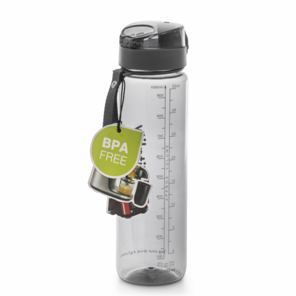 Láhev G21 na pití, 1000 ml, šedá