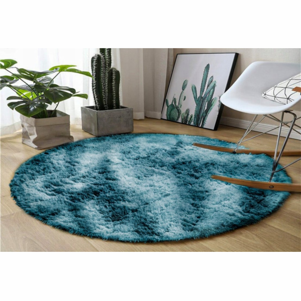 Strado Kulatý koberec Ombre Strado 90x90 OmbreNavy (tmavě...