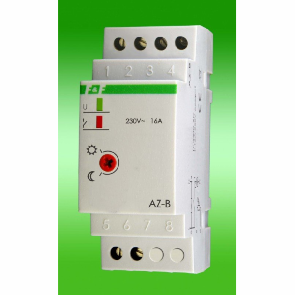 AZ-B SOUMRAKOVÝ REGULÁTOR 16A 2M 2-1000LX 230V AC VENKOVN...