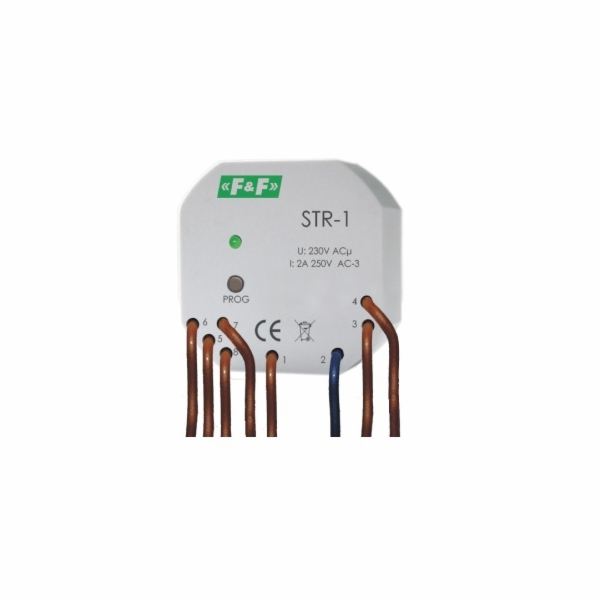 STR-1 2-TLAČÍTKOVÝ ROLEČOVÝ OVLADAČ 2A 230V AC