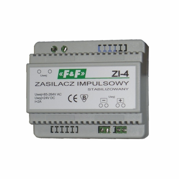 ZI-4 SPÍNANÝ NAPÁJECÍ ZDROJ 2A 6M 24V DC 85-264V AC/DC