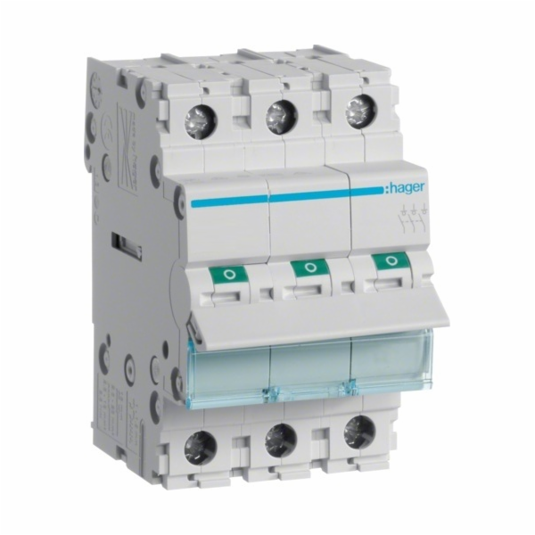 SBN340 IZOLATOR ODPOJOVAČ ODPÍNAČ 40A 3P 3M 400V AC