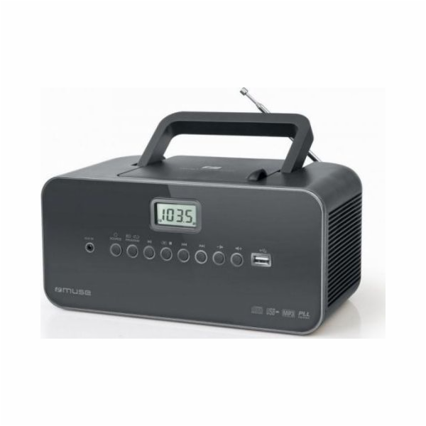 Múza | M-28DG | Přenosné rádio | AUX v | Šedá