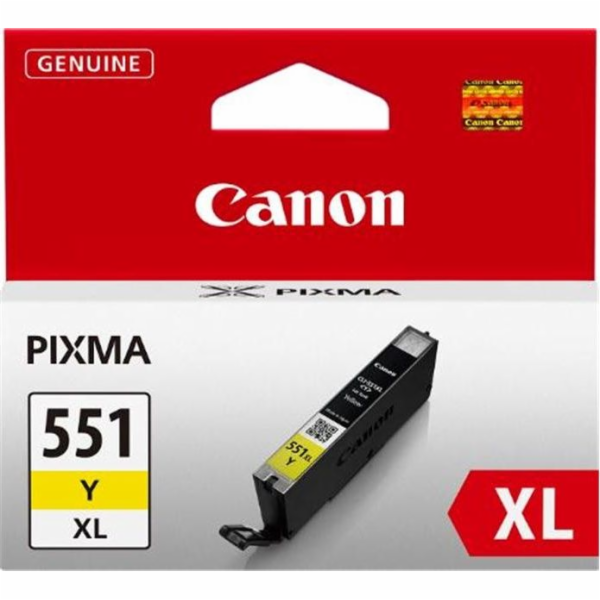 Canon CLI-551Y XL - Hojtydende - gul
