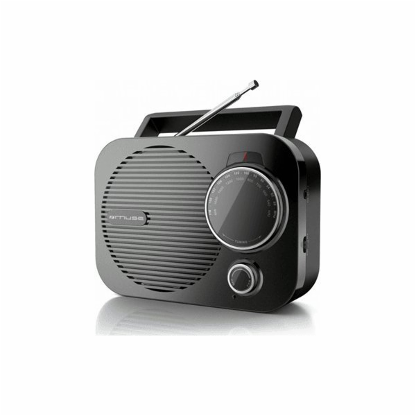 Múza | M-050 R | Přenosné rádio | AUX v | Černá