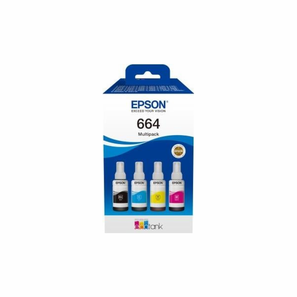 Epson EcoTank 664 - 4-balení - černá, purpurová, azurová,...