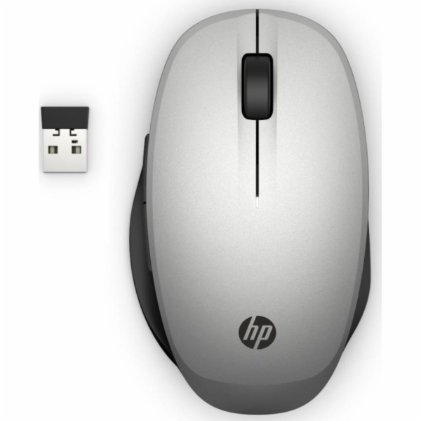 Bezdrátová myš HP Dual Mode 6CR72AA stříbrná