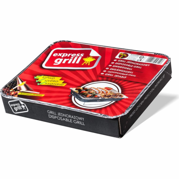 JEDNORÁZOVÝ GRIL S DŘEVĚNÝM UHLÍM