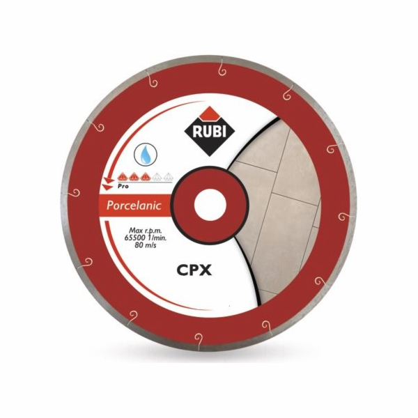 RUBI CPX DIAMANTOVÁ ČEPEL 200 x 25 4mm PRO NA PORCELÁNOVÉ...