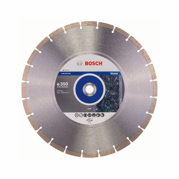 BOSCH DIAMANTOVÁ ČEPEL 350x25 4 SEG KÁMEN