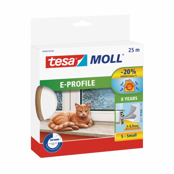 TESA TĚSNĚNÍ BÍLÉ E - 25m 9mm