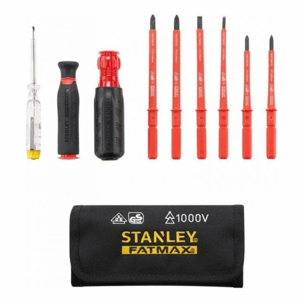 SADA VÍCEBITOVÝCH ŠROUBOVAČŮ Stanley VDE 10KS
