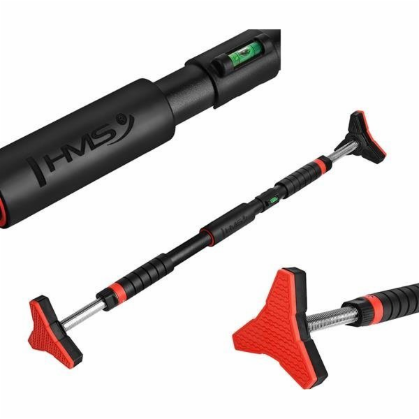 Stahovací tyč HMS DD400 s vodováhou (šířka 70 - 106 cm)