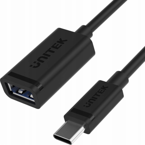 Kabelový adaptér Unitek (C476BK-1M) USB-C (M) - USB-A (F)...