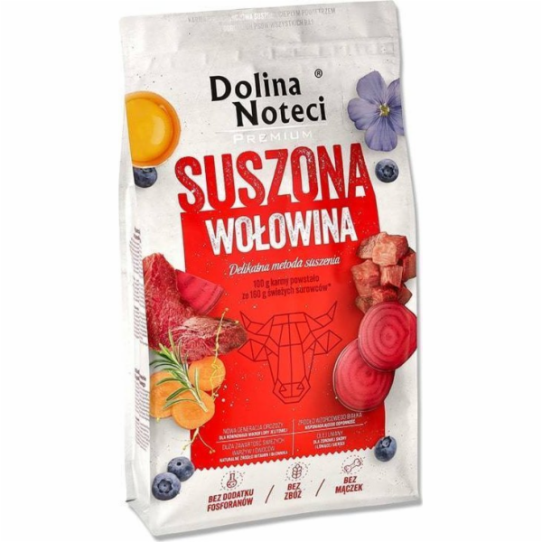 DOLINA NOTECI Prémiové hovězí - sušené krmivo pro psy - 9 kg