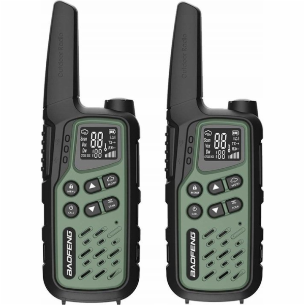 Vysílačka Baofeng BF-T25E zelená