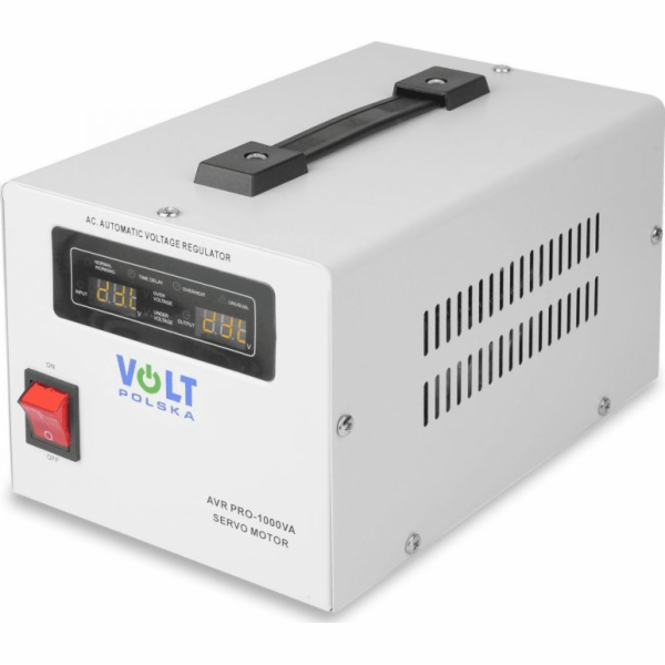 Stabilizátor napětí Volt Polska AVR Pro 1000VA 3% Servo