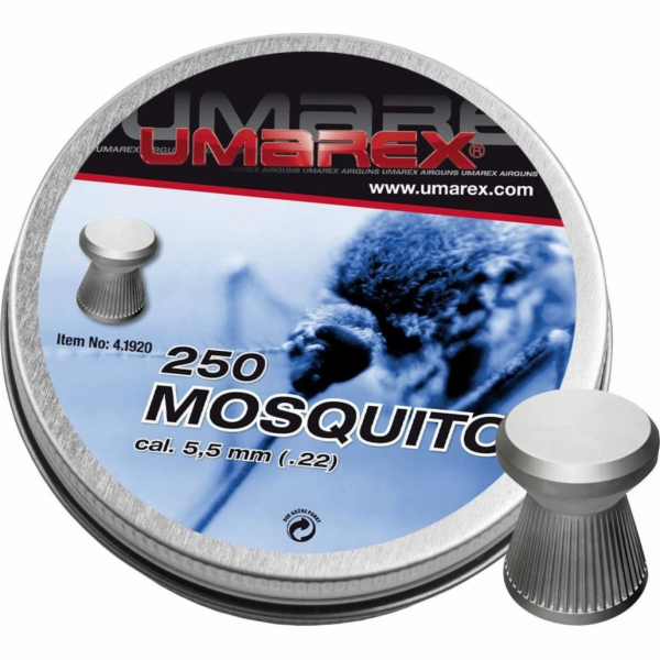 Umarex Mosquito ploché pistolové pelety 5,5 mm 250 ks.