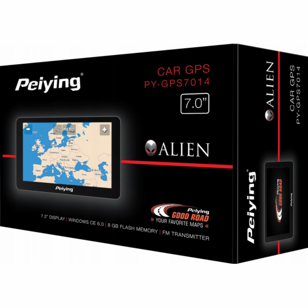 Navigace Peying Alien PY-GPS7014 + mapa EU