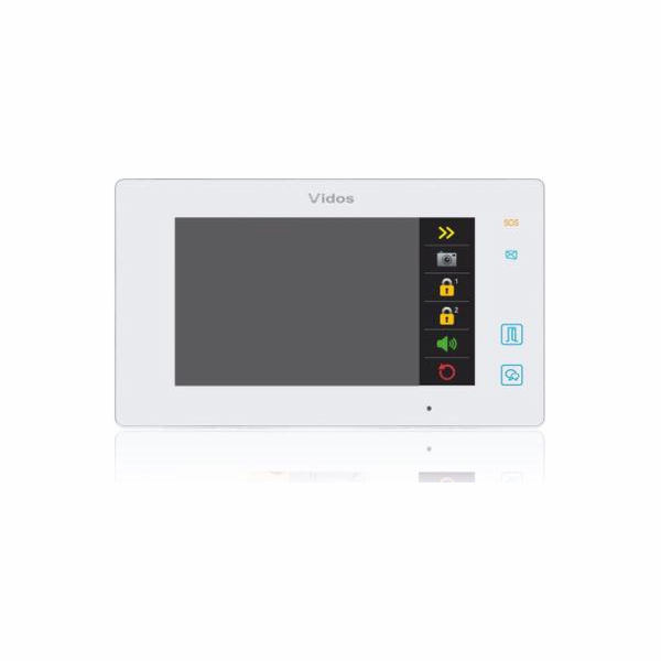 MONITOR VIDEO INTERPHONE VIDOS DUO M1021W-2