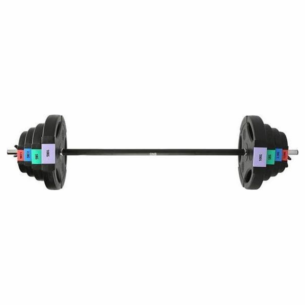 Přímá činka s výměnnými závažími ONE FITNESS GSPO40 (17-5...