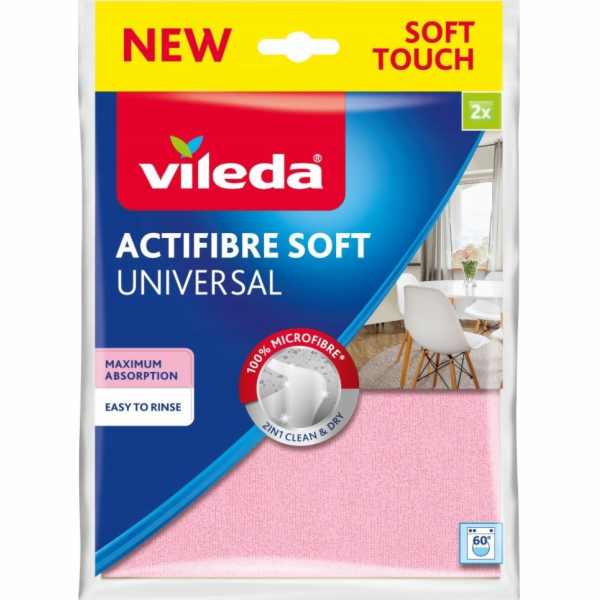 Vileda ACTIFIBRE Soft Universal Soft hadřík 2 ks.