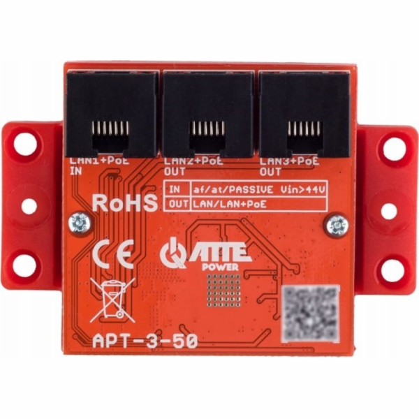 PŘEPÍNAČ 3-PORTOWY POE ATTE APT-3-50 (GIGABIT)