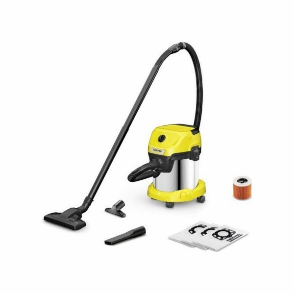 Kärcher WD 3 S 15 L Bubnový vysavač Dry&wet 1000 W Sáček ...
