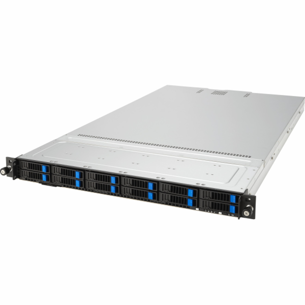 ASUS RS700A-E12-RS12U Socket SP5 Rack (1U) černá ocel