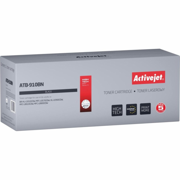 Toner Activejet ATB-910BN (náhradní Brother TN-910BK; Sup...