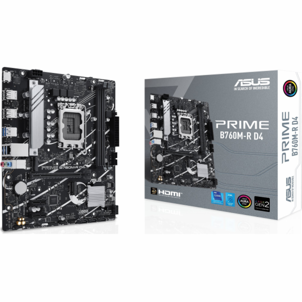 ASUS PRIME B760M-R D4 Intel B760 LGA 1700 micro ATX