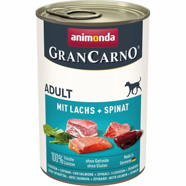ANIMONDA Grancarno Adult s lososem a špenátem - mokré krm...