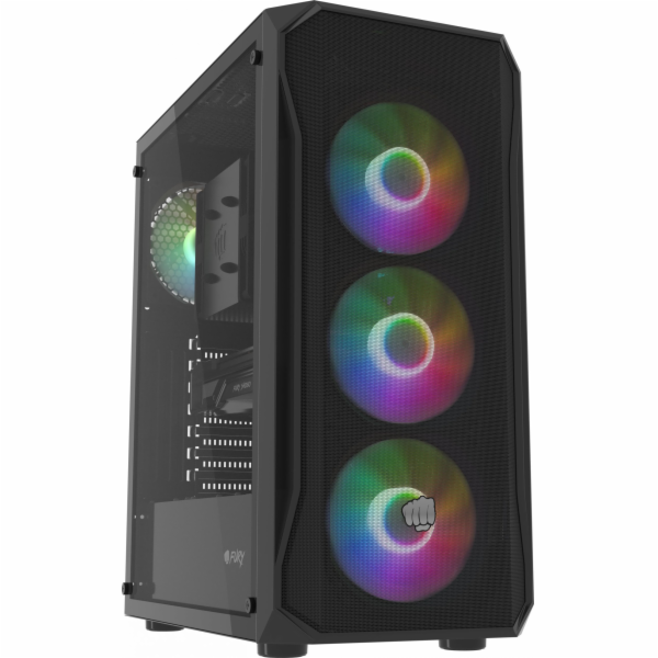 FURY SHOBO SH4F RGB MIDI VĚŽ S OKNEM ČERNÝ