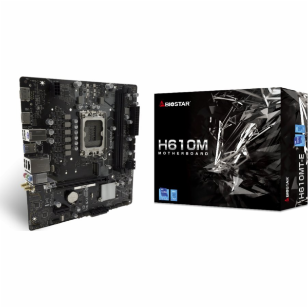 Základní deska Biostar H610MT-E Intel H610 LGA 1700 micro...