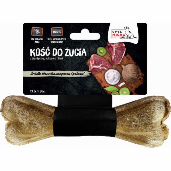 SYTA MICHA Kiwi s kokosem - žvýkačka pro psy - 13 5 cm