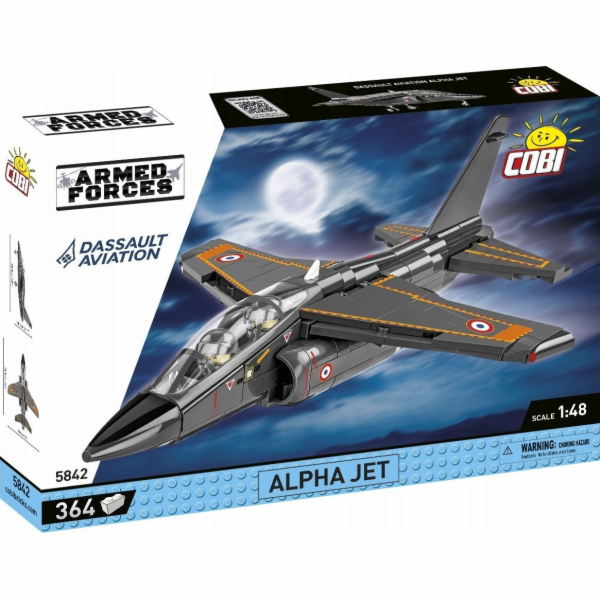 COBI 5842 Armed Forces Dassault Alpha Jet 364kl Letadlo