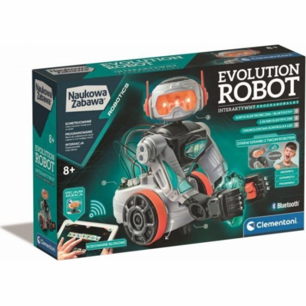 Clementoni Věda Zábava. EVOLUTION ROBOT 2.0 stavebnice