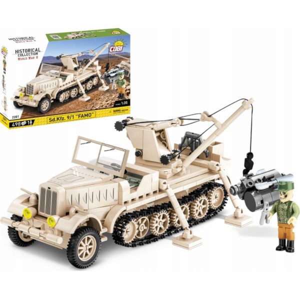 COBI 2281 Historická sbírka WWII SD. KFZ.9/1 FAMO 498 cihly