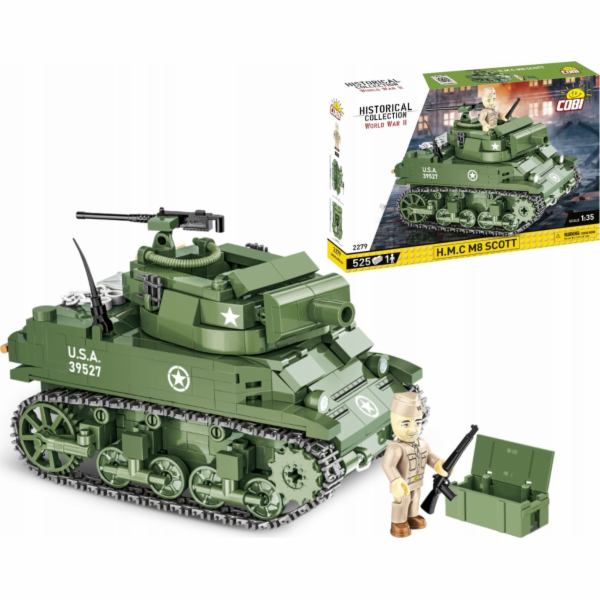 COBI 2272 Historical Collection WWII HMC M8 SCOTT 525 Cihly