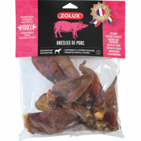 ZOLUX Przysmak naturalny dla psa Ucho wieprz. 400 g