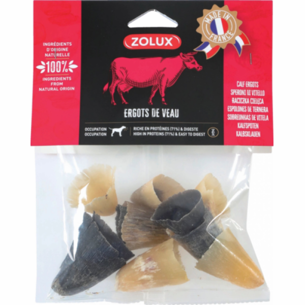 ZOLUX Lýtková kopyta - žvýkačka pro psa - 100g